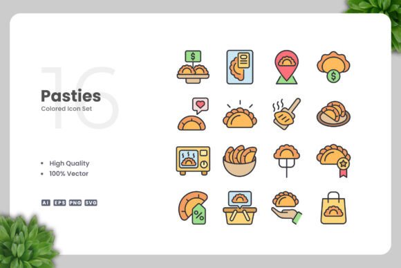 Pasties Colored Icons: A Strategic Design Tool for Modern Creatives