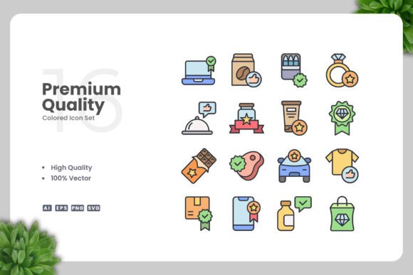 Premium Quality Colored Icons for Every Project
