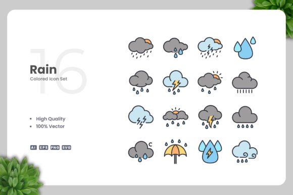 Rain Colored Icons: A Strategic Design Tool for Modern Creativity