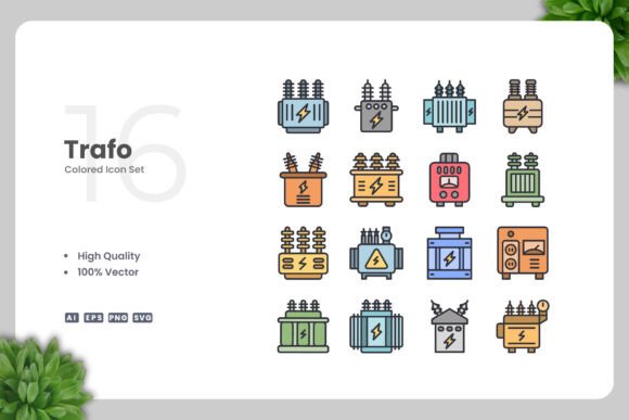 Trafo Colored Icons: A Versatile Design Solution
